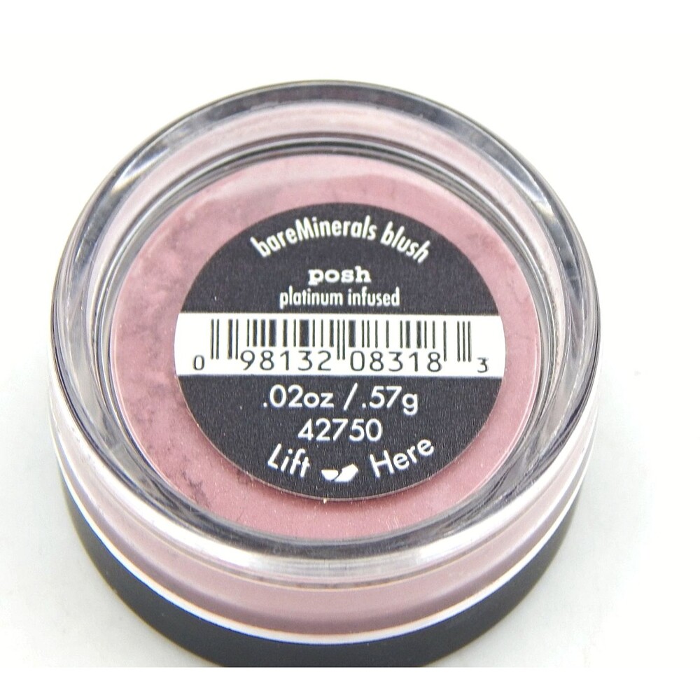 bareMinerals i.d Posh Blush Powder .02 oz / .57g 42750 Platinum Infused SEALED